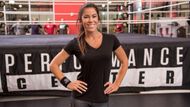 Ashley Lomberger 'Madison Rayne' at the WWE Performance centre for tryouts